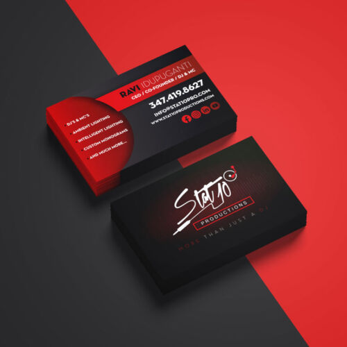 Stat 10 Productions Business Card