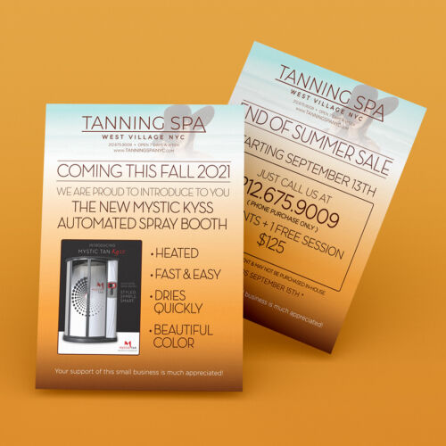 Tanning Spa NYC Flyers